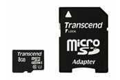 Speicherkarten - Transcend MicroSDHC/SDHC U1 400x - 8GB - TS8GUSDU1