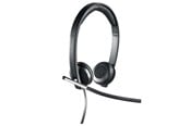 Kopfhörer/Headsets - Logitech H650e USB Headset Stereo Black - 981-000519