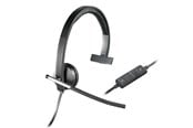 Kopfhörer/Headsets - Logitech USB Headset Mono H650e - Black - 981-000514