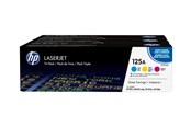 Druckerzubehör - Tinte & Toner - HP 125A / CF373AM 3-Pack Toner - Tonerpatrone Farbe ( Cyan, Magenta, Gelb) - CF373AM