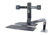 Monitorhalterung - Ergotron WorkFit-A Dual mit Worksurface+ - 24-316-026