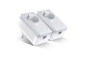 Homeplugs - TP-Link TL-PA4010P KIT AV600 Passthrough Powerline Starter Kit Homeplugs - TL-PA4010PKIT