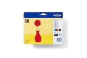 Druckerzubehör - Tinte & Toner - Brother LC121 / LC 121 Value 4-Pack Black Cyan Magenta Yellow - LC121VALBP