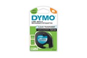Papier, Fotopapier und Etiketten - DYMO LetraTag Etikettenband | schwarz auf transparent | 12 mm x 4 m - S0721530