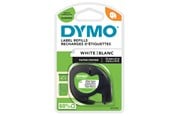 Papier, Fotopapier und Etiketten - DYMO LetraTag Papieretiketten | 12 mm x 4 m Rolle | Schwarzer Druck auf Weiß | Selbstklebend - S0721510