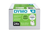 Papier, Fotopapier und Etiketten - DYMO LabelWriter Adressetiketten (Groß) | 36 mm x 89 mm | 24 Rollen mit je 130 leicht ablösbaren Etiketten (3.120 Etiketten) | selbstklebende Etiketten - S0722390