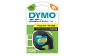 Papier, Fotopapier und Etiketten - DYMO LetraTag Etikettenband | schwarz auf gelb | 12 mm x 4 m - S0721620