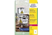 Papier, Fotopapier und Etiketten - Avery Heavy duty labels white suitable for in- and outdoor use (-20oC to +80oC) - L4775-20