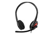 Kopfhörer/Headsets - Deltaco Headset HL-108 - HL-108