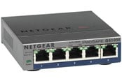 Switches - Netgear GS105Ev2 5-Port Gigabit Ethernet Plus Switch - GS105E-200PES
