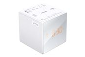 DAB, Netzwerk und Radiowecker - Sony ICF-C1 - AM/FM - Mono - Weiß - ICFC1W.CED