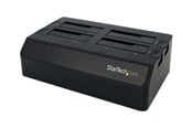 Festplatten Zubehör - StarTech.com USB 3.0 zu 4-Bay SATA 6Gbps hart Drive Docking Station w/ UASP & Dual Fans - SDOCK4U33