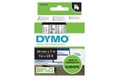 Papier, Fotopapier und Etiketten - DYMO D1-Etikettenband | schwarz auf transparent | 24 mm x 7 m - S0720920