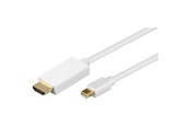 Display Kabel - Pro Mini DP - HDMI - Weiß - 1m - 4040849528606