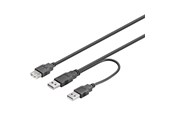 USB Kabel - Pro USB 2.0 Dual Strom Extension Kabel - 4040849933530