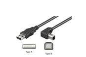 USB Kabel - Pro USB 2.0 A/B - 90° - Schwarz - 0.50m - 4040849930164
