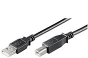 USB Kabel - Pro USB-A <-> USB-B 2.0 - 1m - Schwarz - 4040849961854