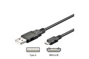 USB Kabel - Pro USB-A <-> USB Micro-B - 0.3m - Schwarz - 4040849957352