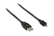 USB Kabel - Pro USB-A <-> USB Micro-B - 1m - Schwarz - 4040849939181