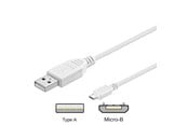 USB Kabel - Pro USB-A <-> USB Micro-B - 0.15m - Weiß - 4040849961908