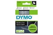 Papier, Fotopapier und Etiketten - DYMO D1-Etikettenband | weiß auf transparent | 12 mm x 7 m - S0720600