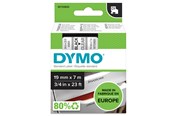 Papier, Fotopapier und Etiketten - DYMO D1-Etikettenband | schwarz auf transparent | 19 mm x 7 m - S0720820