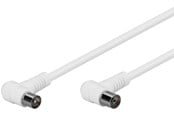 Antennenkabel - Pro Antenne Kabel Weiß 2x90° - 5m - 4040849673566