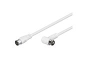 Antennenkabel - Pro Antenne Sat Kabel (F) 1x90° - 5m - 4040849673504