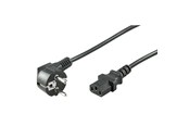 Stromkabel (Extern) - Pro Strom Kabel C13 1x90° - Schwarz - 3m - 4040849500787