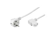 Stromkabel (Extern) - Pro Strom Kabel C13 2x90° - Weiß - 3m - 4040849931208