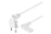 Stromkabel (Extern) - Pro Stromkabel C7 (2 pins) - Weiß - 1m - 90° - 4040849973475