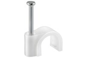 Kabelkanal / Kabelschlauch - Pro Kabel Clip - Weiß - 7mm - 4040849170799
