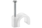 Kabelkanal / Kabelschlauch - Pro Kabel Clip - Weiß - 16mm - 4040849170850