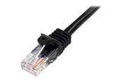 Netzwerk - Kabel - StarTech.com Snagless Cat 5e UTP Patch Cable - 45PAT1MBK