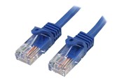 Netzwerk - Kabel - StarTech.com Snagless Cat 5e UTP Patch Cable - 45PAT1MBL