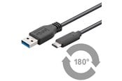 USB Kabel - Pro USB-A <-> USB-C - 0.5m - USB 3.0 - Schwarz - PUSB3.2G1-AC-BLK-0.5M