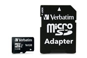 Speicherkarten - Verbatim Premium microSD/SD - 80MB/s - 16GB - 44082
