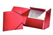 Mappen und Clipboards - Esselte 3-Flap Folder  Elastic Cardboard A4 Red - 1326515