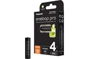 Batterien und Akkus - Panasonic Eneloop Pro BK-4HCDE/4BE - Battery 4 x AAA - (rechargeable) - 930 mAh - BK-4HCCE/4BE