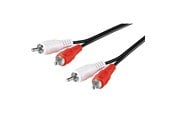 Audio Kabel - Pro RCA Stereo Cable - Black - 1.5m - 4040849500282