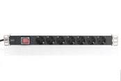 Stromkabel (Extern) - DIGITUS 7-Port - 1U - Aluminum PDU - DN-95402