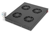 Rack-Gehäuse - DIGITUS DN-19 FAN-4-HO-SW Ventilation Unit for variable 483 mm (19") installation - DN-19 FAN-4-HO-SW
