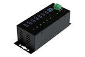 USB-Hubs - StarTech.com 7 Port Industrial USB 3.0 Hub USB-Hubs - USB 3.0 - 7 - Schwarz - ST7300USBME