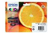 Druckerzubehör - Tinte & Toner - Epson 33 Multipack 5-Pack (Black Yellow Magenta Cyan Photo-Black) - C13T33374010