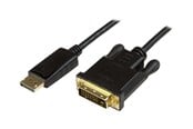 Display Kabel - StarTech.com 3 ft DisplayPort to DVI Converter Cable DP to DVI Adapter - DP2DVI2MM3