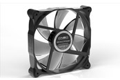 Gehäuselüfter - Blacknoise Multiframe M12-P - Gehäuselüfter - 120mm - Schwarz mit weißen Flügeln - 29 dBA - ITR-M12-P