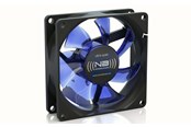 Gehäuselüfter - Blacknoise BlackSilentFan X-1 - Gehäuselüfter - 80mm - Schwarz mit blauen Flügeln - 10 dBA - ITR-X-1
