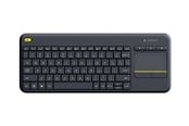 Tastaturen - Logitech K400 Plus Ergonomic Wireless Touch - Tastaturen - Deutsch - Schwarz - 920-007127