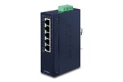 Switches - PLANET IGS-501T 5-Port 10/100/1000T Industrial Gigabit Ethernet Switch with Wide Operating Temperature - IGS-501T
