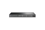 Switches - TP-Link TL-SL2428P 24-Port 10/100Mbps + 4-Port Gigabit Smart Switch with 24-Port PoE+ - TL-SL2428P